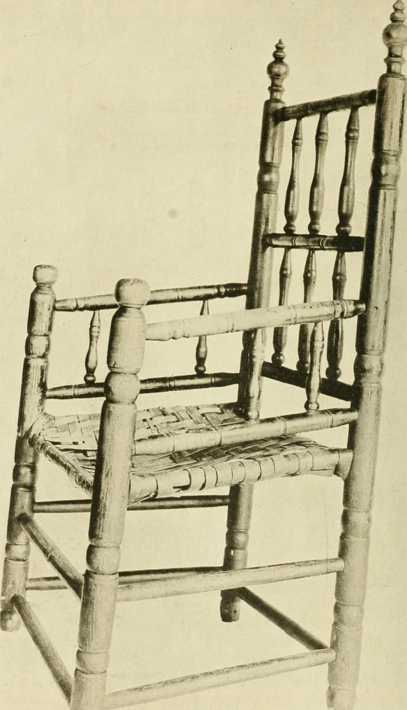 An illustration from Furniture of the Pilgrim century, 1620-1720, including colonial utensils and hardware, 1910, leaf 206