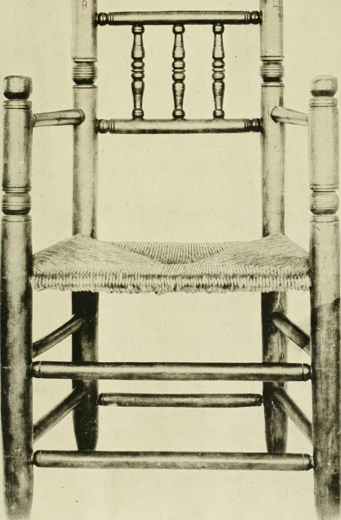 An illustration from Furniture of the Pilgrim century, 1620-1720, including colonial utensils and hardware, 1910, leaf 207