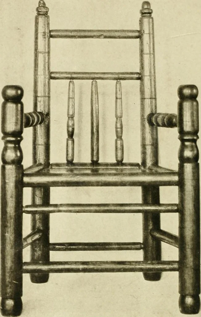 An illustration from Furniture of the Pilgrim century, 1620-1720, including colonial utensils and hardware, 1910, leaf 208