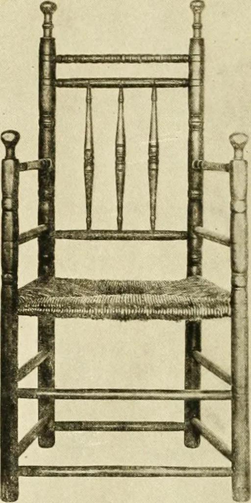 An illustration from Furniture of the Pilgrim century, 1620-1720, including colonial utensils and hardware, 1910, leaf 210