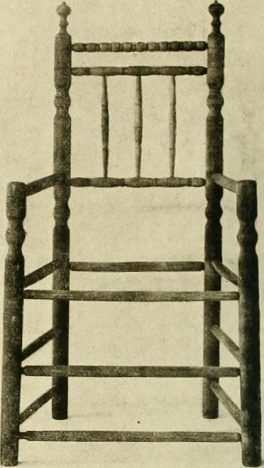 An illustration from Furniture of the Pilgrim century, 1620-1720, including colonial utensils and hardware, 1910, leaf 210