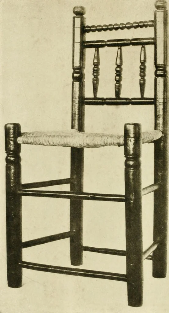 An illustration from Furniture of the Pilgrim century, 1620-1720, including colonial utensils and hardware, 1910, leaf 212