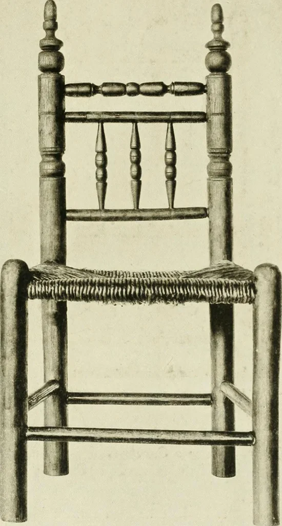 An illustration from Furniture of the Pilgrim century, 1620-1720, including colonial utensils and hardware, 1910, leaf 217