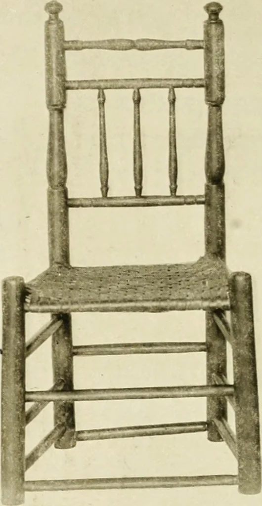 An illustration from Furniture of the Pilgrim century, 1620-1720, including colonial utensils and hardware, 1910, leaf 218