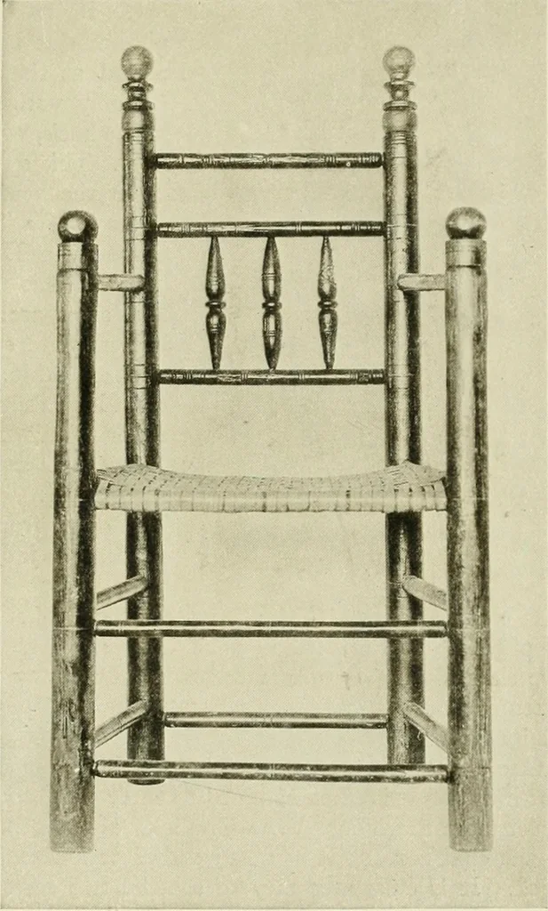 An illustration from Furniture of the Pilgrim century, 1620-1720, including colonial utensils and hardware, 1910, leaf 219