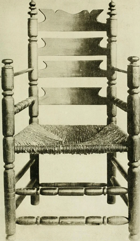 An illustration from Furniture of the Pilgrim century, 1620-1720, including colonial utensils and hardware, 1910, leaf 221