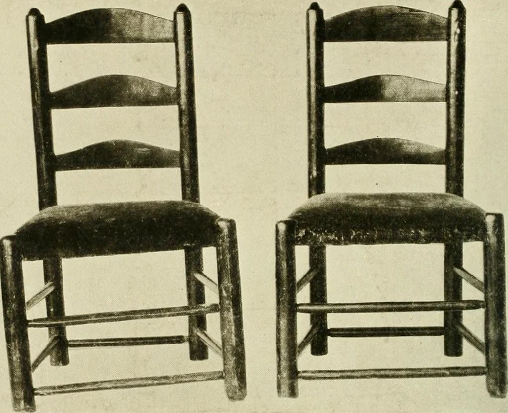 An illustration from Furniture of the Pilgrim century, 1620-1720, including colonial utensils and hardware, 1910, leaf 224