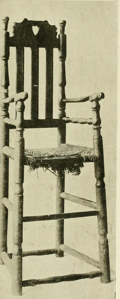 An illustration from Furniture of the Pilgrim century, 1620-1720, including colonial utensils and hardware, 1910, leaf 227