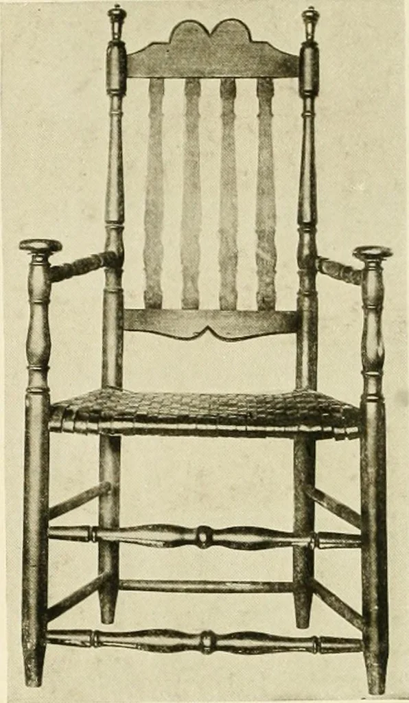 An illustration from Furniture of the Pilgrim century, 1620-1720, including colonial utensils and hardware, 1910, leaf 230
