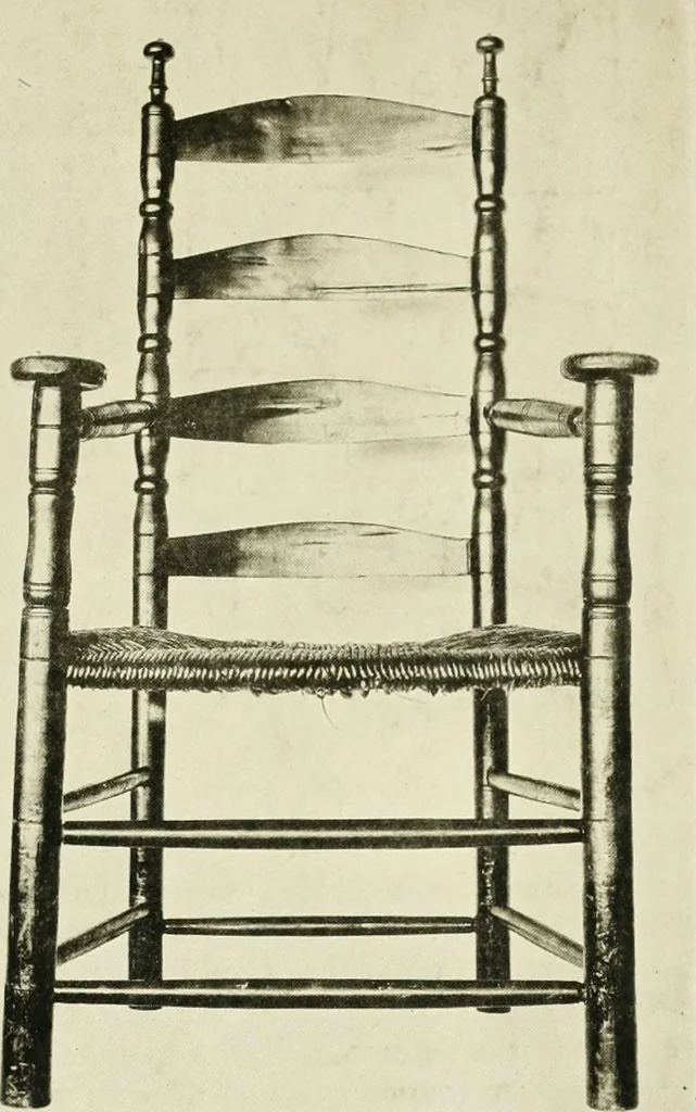An illustration from Furniture of the Pilgrim century, 1620-1720, including colonial utensils and hardware, 1910, leaf 233