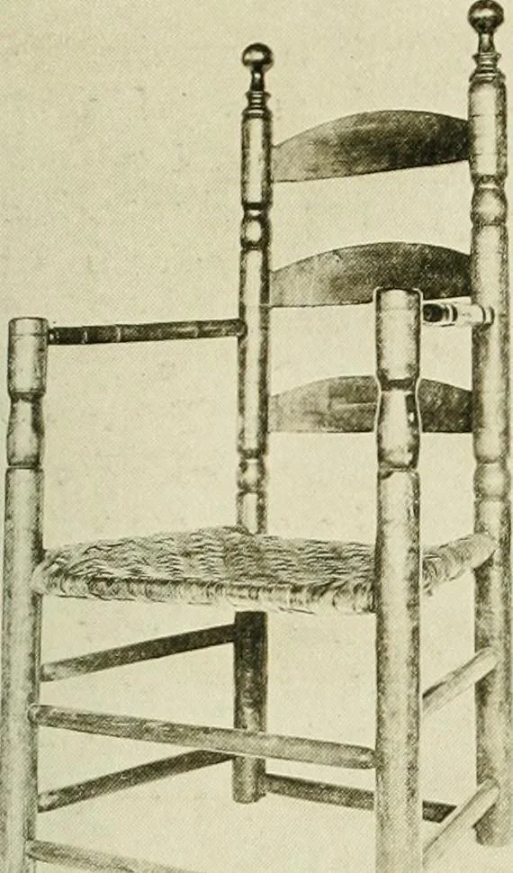 An illustration from Furniture of the Pilgrim century, 1620-1720, including colonial utensils and hardware, 1910, leaf 235