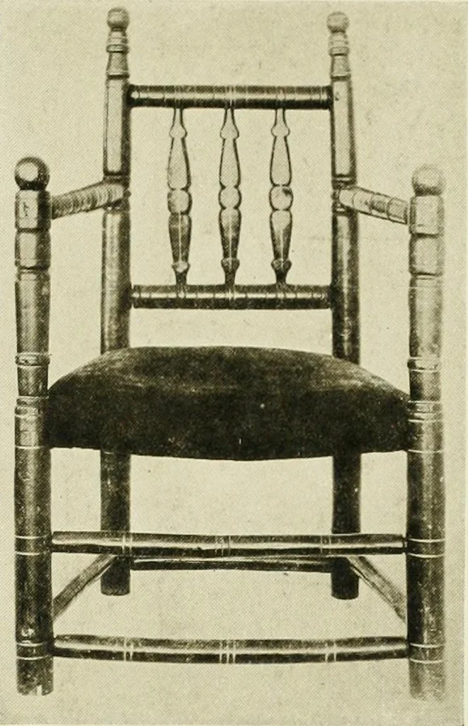 An illustration from Furniture of the Pilgrim century, 1620-1720, including colonial utensils and hardware, 1910, leaf 235