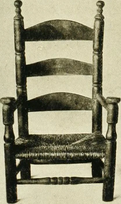An illustration from Furniture of the Pilgrim century, 1620-1720, including colonial utensils and hardware, 1910, leaf 235