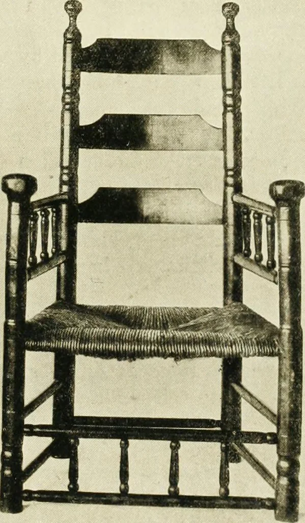An illustration from Furniture of the Pilgrim century, 1620-1720, including colonial utensils and hardware, 1910, leaf 235