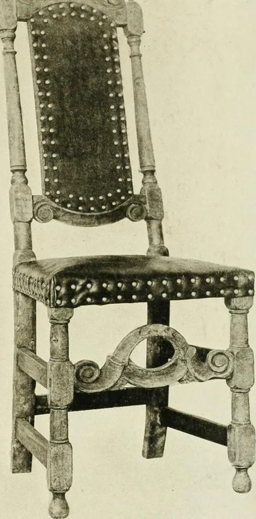 An illustration from Furniture of the Pilgrim century, 1620-1720, including colonial utensils and hardware, 1910, leaf 237