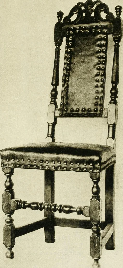 An illustration from Furniture of the Pilgrim century, 1620-1720, including colonial utensils and hardware, 1910, leaf 239