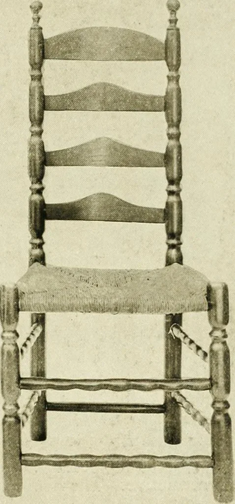 An illustration from Furniture of the Pilgrim century, 1620-1720, including colonial utensils and hardware, 1910, leaf 243