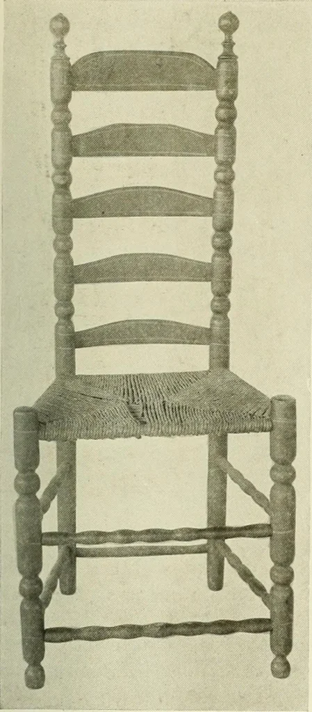 An illustration from Furniture of the Pilgrim century, 1620-1720, including colonial utensils and hardware, 1910, leaf 245