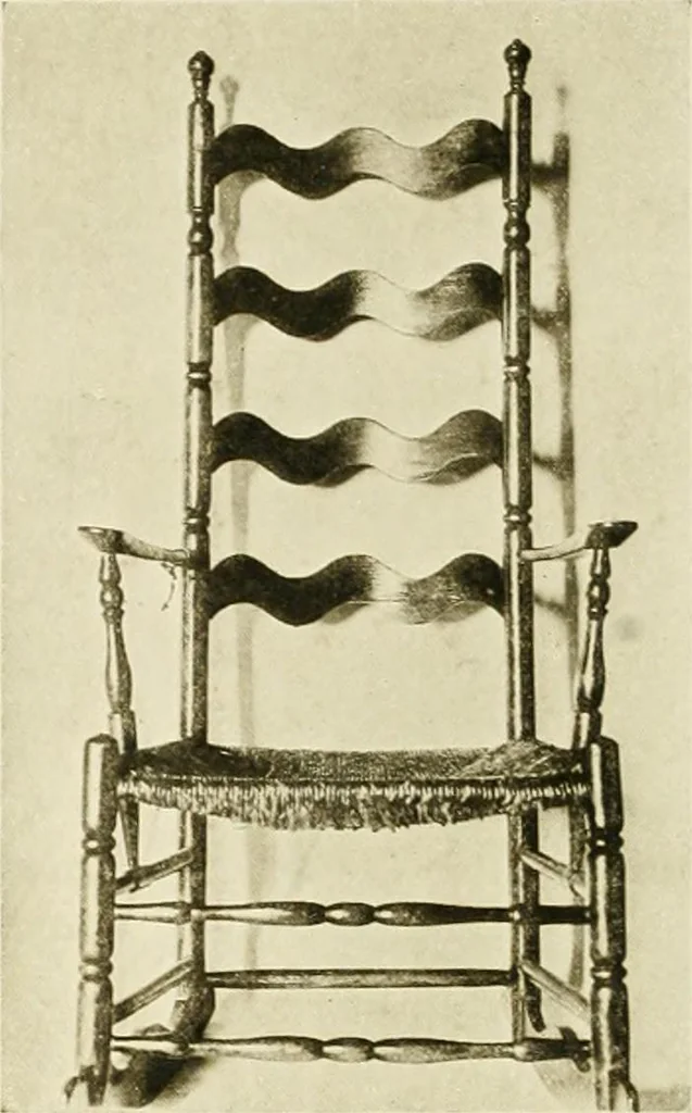 An illustration from Furniture of the Pilgrim century, 1620-1720, including colonial utensils and hardware, 1910, leaf 246
