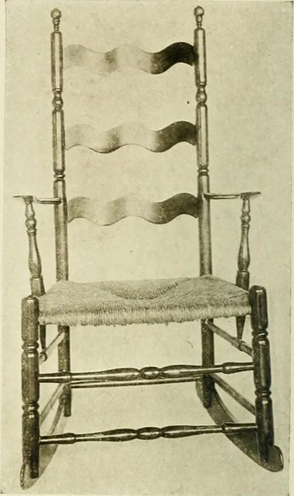 An illustration from Furniture of the Pilgrim century, 1620-1720, including colonial utensils and hardware, 1910, leaf 246