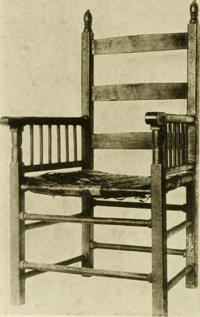 An illustration from Furniture of the Pilgrim century, 1620-1720, including colonial utensils and hardware, 1910, leaf 248