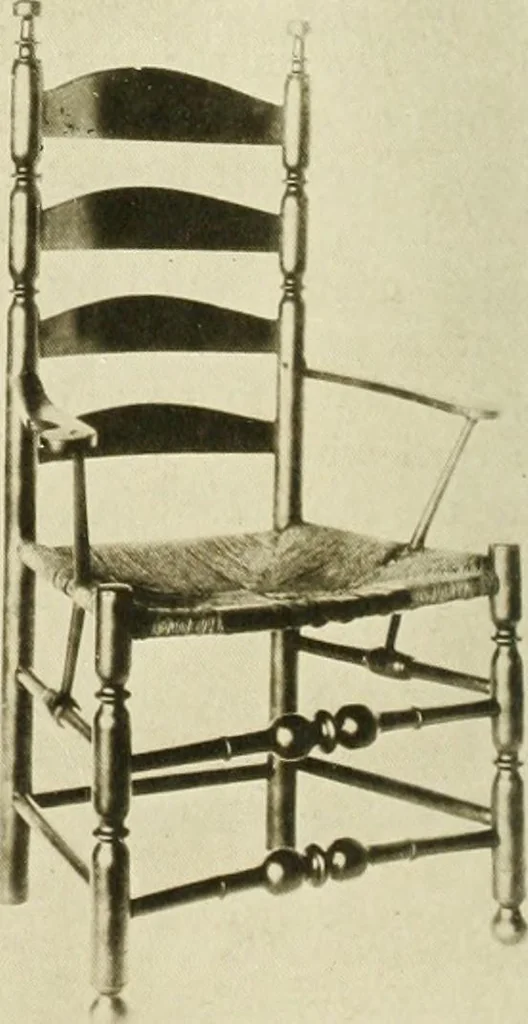 An illustration from Furniture of the Pilgrim century, 1620-1720, including colonial utensils and hardware, 1910, leaf 248