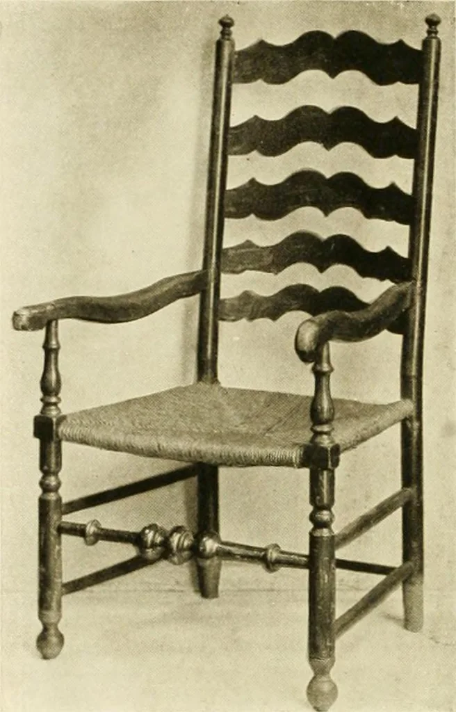 An illustration from Furniture of the Pilgrim century, 1620-1720, including colonial utensils and hardware, 1910, leaf 252