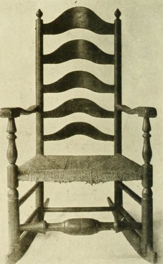 An illustration from Furniture of the Pilgrim century, 1620-1720, including colonial utensils and hardware, 1910, leaf 252