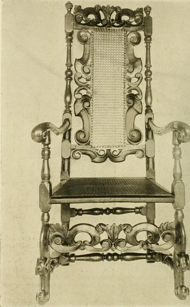 An illustration from Furniture of the Pilgrim century, 1620-1720, including colonial utensils and hardware, 1910, leaf 254