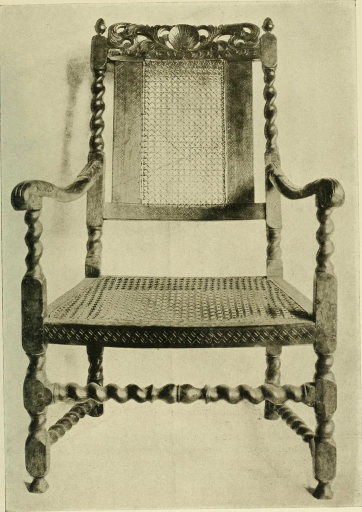 An illustration from Furniture of the Pilgrim century, 1620-1720, including colonial utensils and hardware, 1910, leaf 255