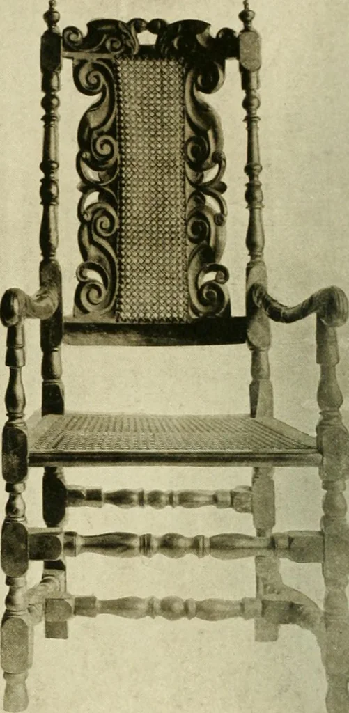 An illustration from Furniture of the Pilgrim century, 1620-1720, including colonial utensils and hardware, 1910, leaf 256