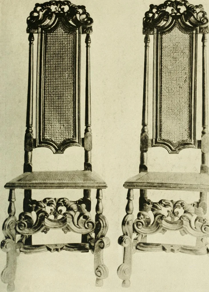 An illustration from Furniture of the Pilgrim century, 1620-1720, including colonial utensils and hardware, 1910, leaf 257