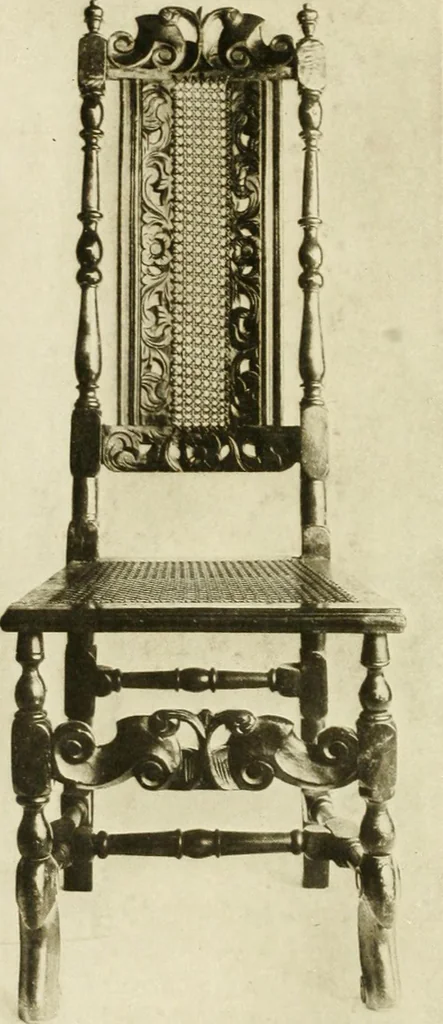 An illustration from Furniture of the Pilgrim century, 1620-1720, including colonial utensils and hardware, 1910, leaf 260