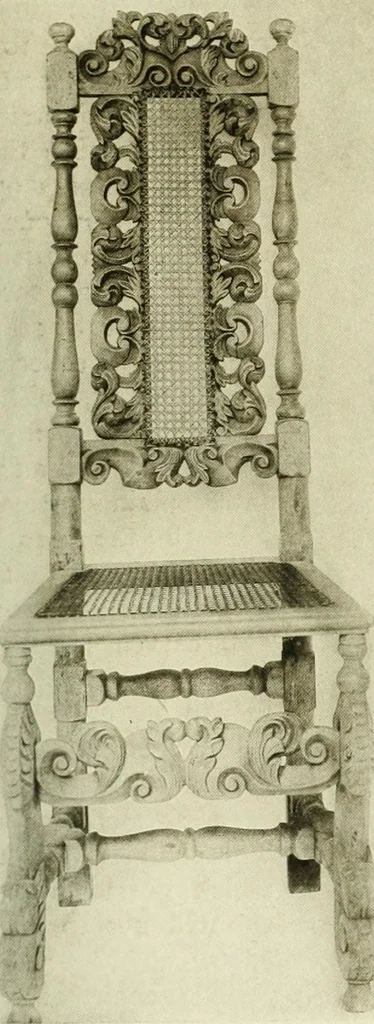 An illustration from Furniture of the Pilgrim century, 1620-1720, including colonial utensils and hardware, 1910, leaf 261