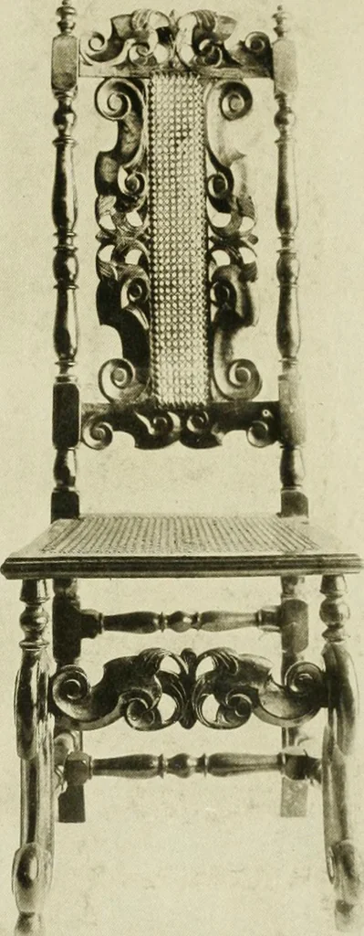 An illustration from Furniture of the Pilgrim century, 1620-1720, including colonial utensils and hardware, 1910, leaf 261