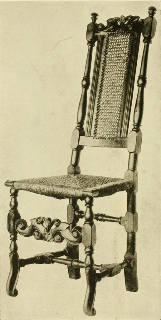 An illustration from Furniture of the Pilgrim century, 1620-1720, including colonial utensils and hardware, 1910, leaf 262