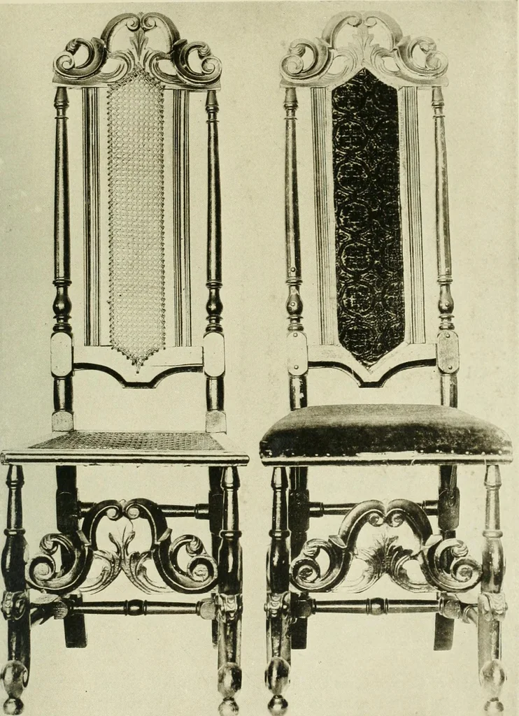 An illustration from Furniture of the Pilgrim century, 1620-1720, including colonial utensils and hardware, 1910, leaf 265