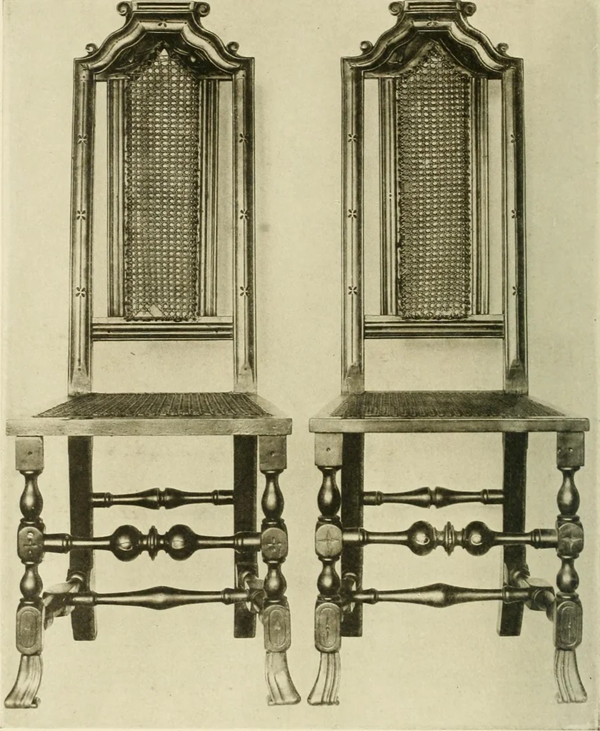 An illustration from Furniture of the Pilgrim century, 1620-1720, including colonial utensils and hardware, 1910, leaf 266