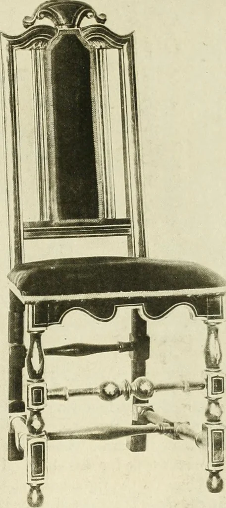 An illustration from Furniture of the Pilgrim century, 1620-1720, including colonial utensils and hardware, 1910, leaf 267
