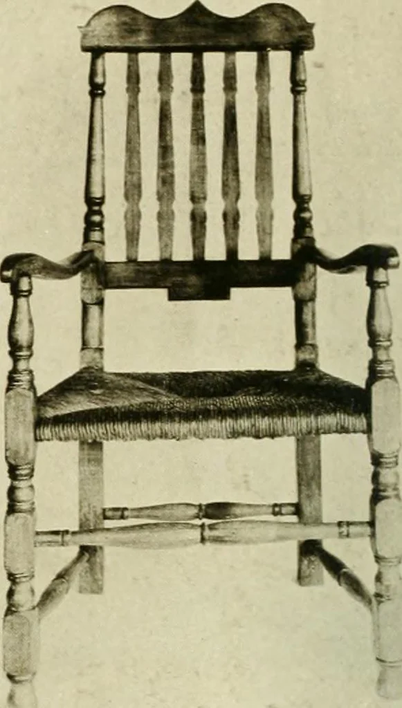 An illustration from Furniture of the Pilgrim century, 1620-1720, including colonial utensils and hardware, 1910, leaf 268