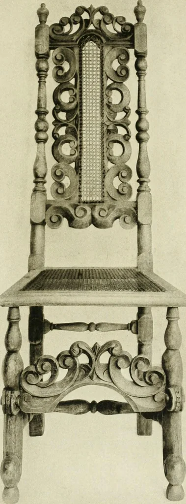 An illustration from Furniture of the Pilgrim century, 1620-1720, including colonial utensils and hardware, 1910, leaf 273