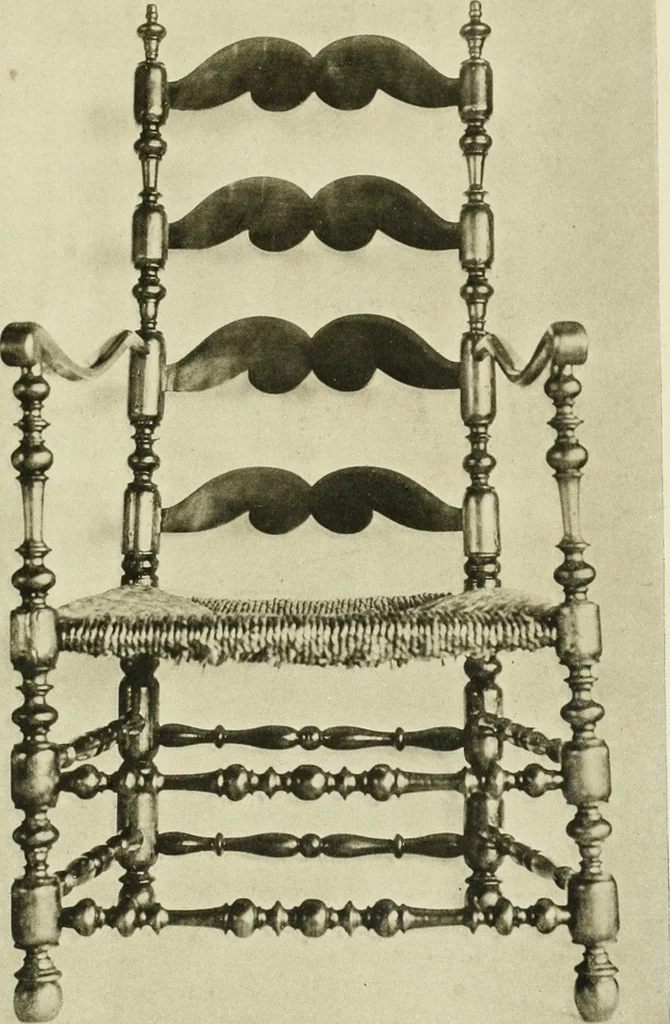 An illustration from Furniture of the Pilgrim century, 1620-1720, including colonial utensils and hardware, 1910, leaf 275