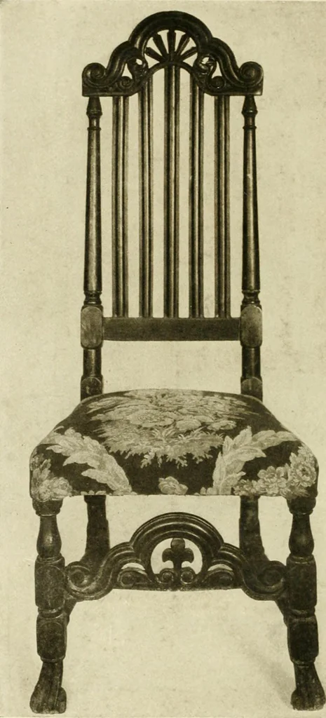 An illustration from Furniture of the Pilgrim century, 1620-1720, including colonial utensils and hardware, 1910, leaf 276
