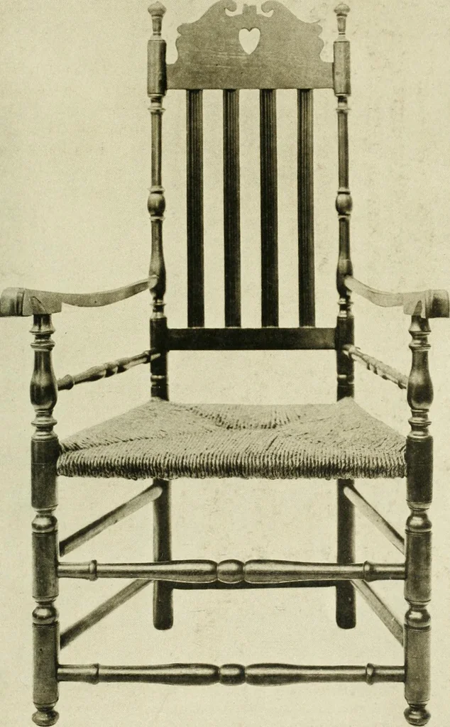An illustration from Furniture of the Pilgrim century, 1620-1720, including colonial utensils and hardware, 1910, leaf 277