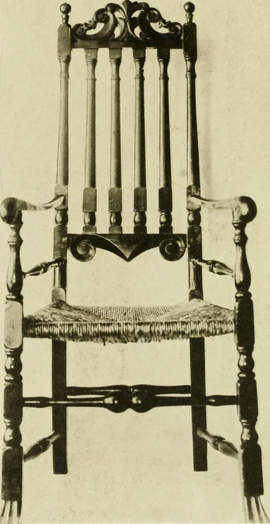 An illustration from Furniture of the Pilgrim century, 1620-1720, including colonial utensils and hardware, 1910, leaf 280