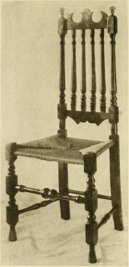 An illustration from Furniture of the Pilgrim century, 1620-1720, including colonial utensils and hardware, 1910, leaf 282
