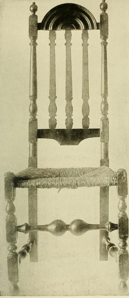 An illustration from Furniture of the Pilgrim century, 1620-1720, including colonial utensils and hardware, 1910, leaf 283