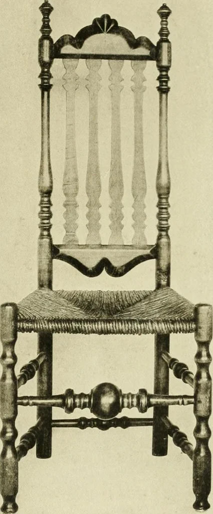 An illustration from Furniture of the Pilgrim century, 1620-1720, including colonial utensils and hardware, 1910, leaf 283
