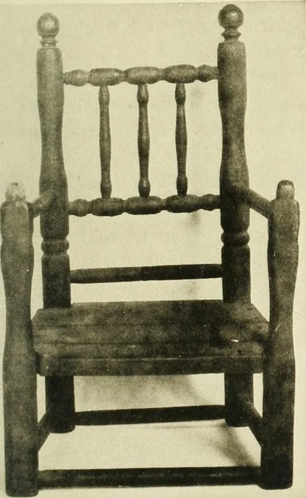 An illustration from Furniture of the Pilgrim century, 1620-1720, including colonial utensils and hardware, 1910, leaf 287