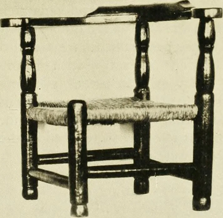 An illustration from Furniture of the Pilgrim century, 1620-1720, including colonial utensils and hardware, 1910, leaf 295